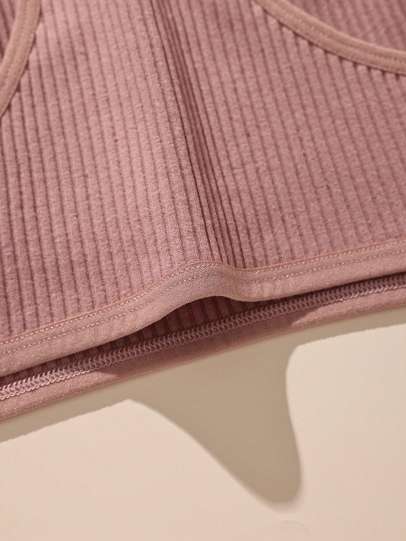 Hotcom FallFreshness 13 Pack Ladies' Panties Pure Cotton Thread Breathable Vertical Striped Texture Feel Full Cotton Mid-Waist Briefs Ribboned for Everyday Wear in Assorted Colors Women's Basic Minimalist Style