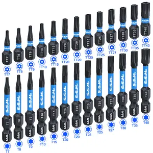 【Clearance Sale】20-Piece Impact Drill Bit Set | Phillips Bits Premium S2 Steel & 1/4" Hex Shank | For Electric Drill, Auto Repair & DIY — Professional Tool Kit with Blue Case. pc Men's Tool Bit Kit removable Screwdriver Set detachable Precision Magnetic