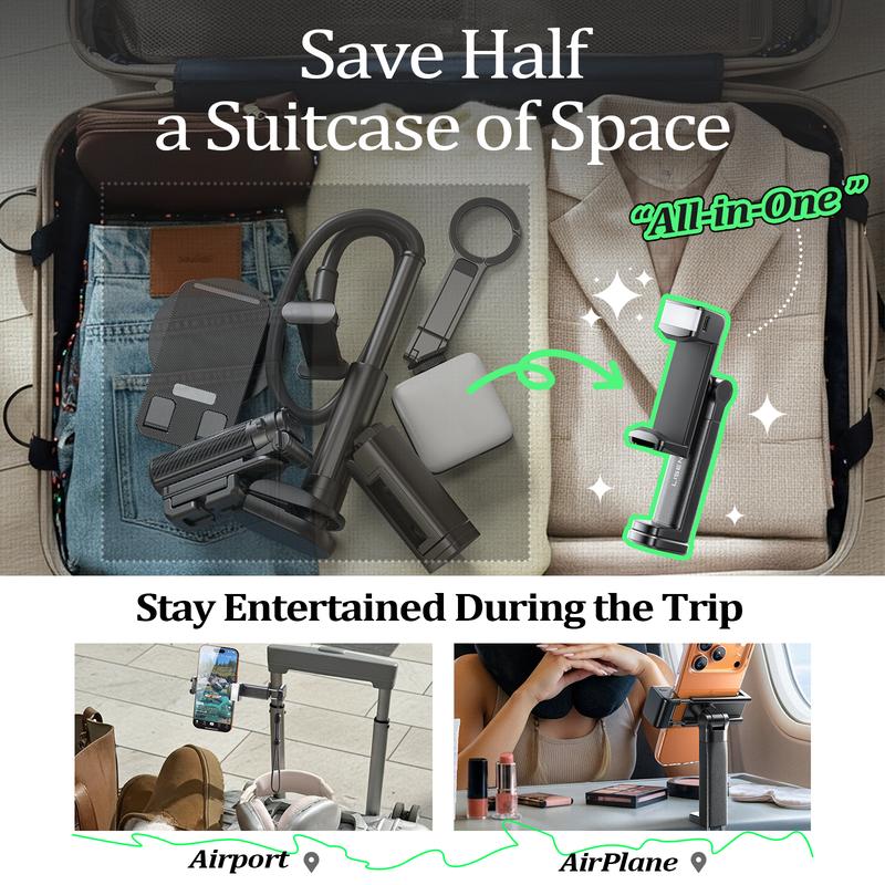 LISEN Airplane Phone Holder (LED) Travel Funny Gifts for Mens Stocking Stuffers White Elephant Gifts Who Have Everything Cool Gadgets Travel Essentials Accessories Selfie Photography Happy New Year LISEN Airplane Phone Holder (LED) Travel Funny Gifts for Mens Stocking Stuffers White Elephant Gifts Who Have Everything Cool Gadgets Travel Essentials Accessories Selfie Photography Happy New Year