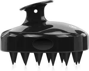 Silicone Scalp Scrubber Shampoo Brush Hair Massager for Dandruff Removal and Hair Care FREATECH