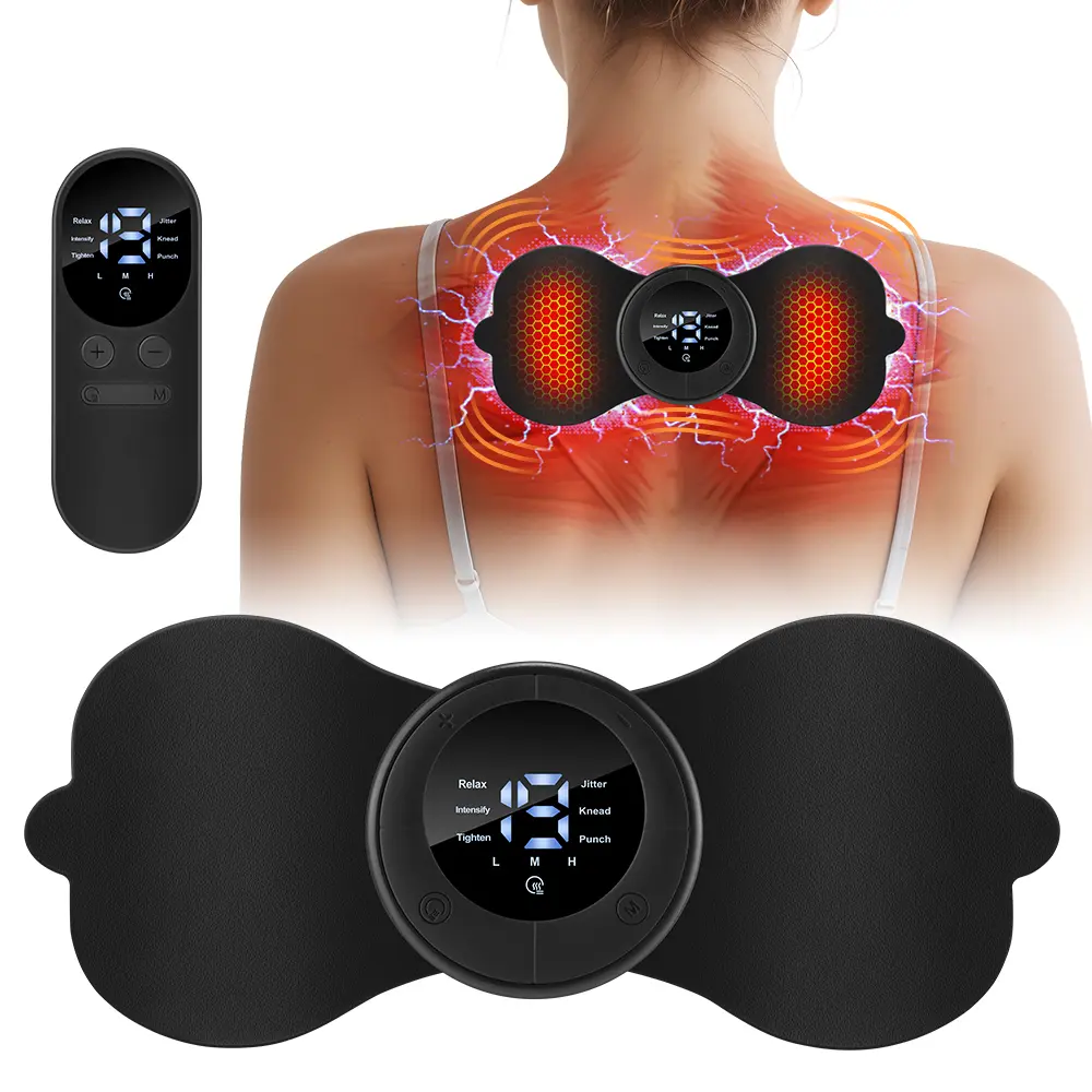 Wireless Multi-mode Pulse Massage Patch - Daily Neck Shoulder Relaxer, Gel Pad for Neck Back Pain Relief & Muscle Relaxation, Wear on Skin, 1 Unit,back to school,back to school haul