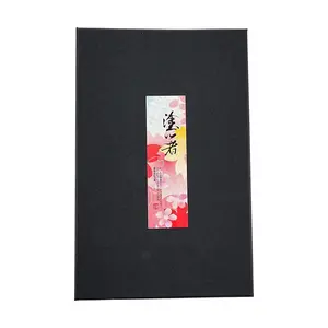 Golden Lion 5 Pairs Bamboo Chopsticks Set with Ceramic Chopstick Rest, 22.5cm Long, Dyeing Technique