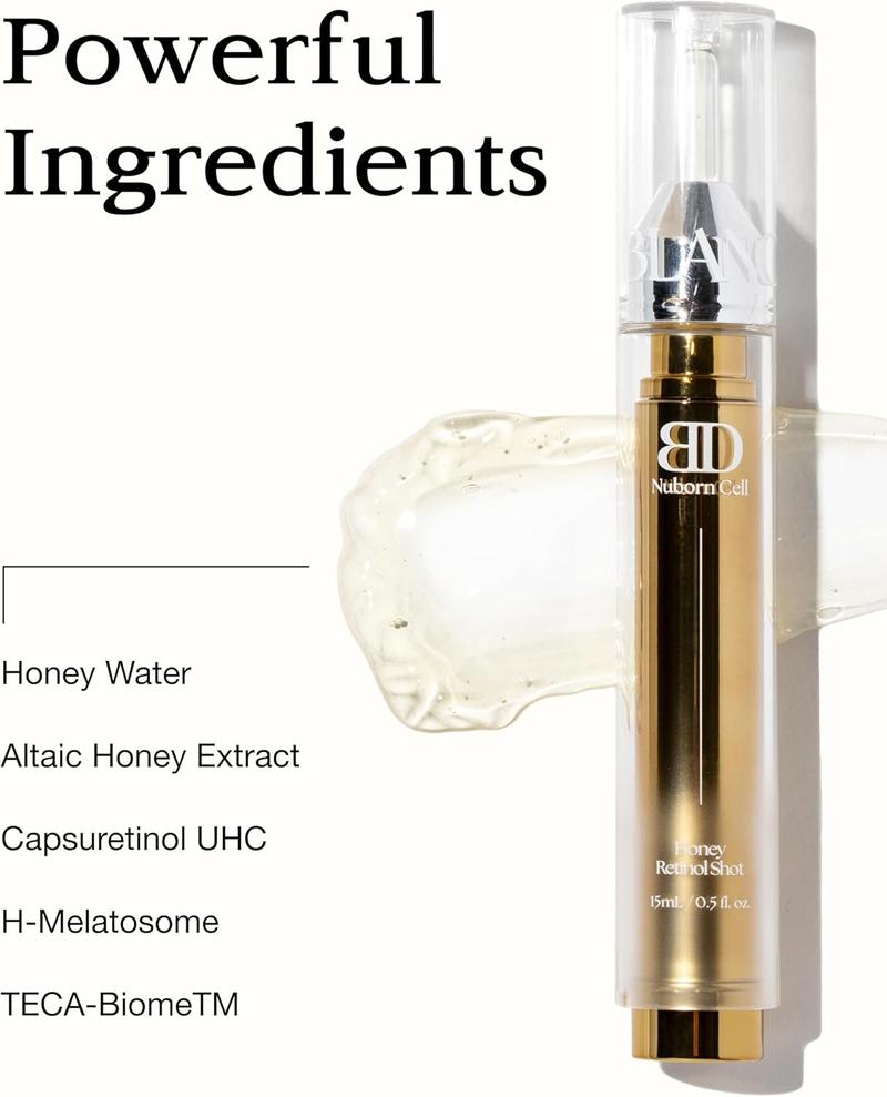 [LIVE EXCLUSIVE] Nuborn Cell Placenta Stem Cell Intensive Repair Cream & Nuborn Cell Honey Retinol Shot Anti Aging Serum  | Dragon Blood Cream with Placental Extract | Collagen Korean Skin Care for Glass Skin 50ml (1.69 fl oz)