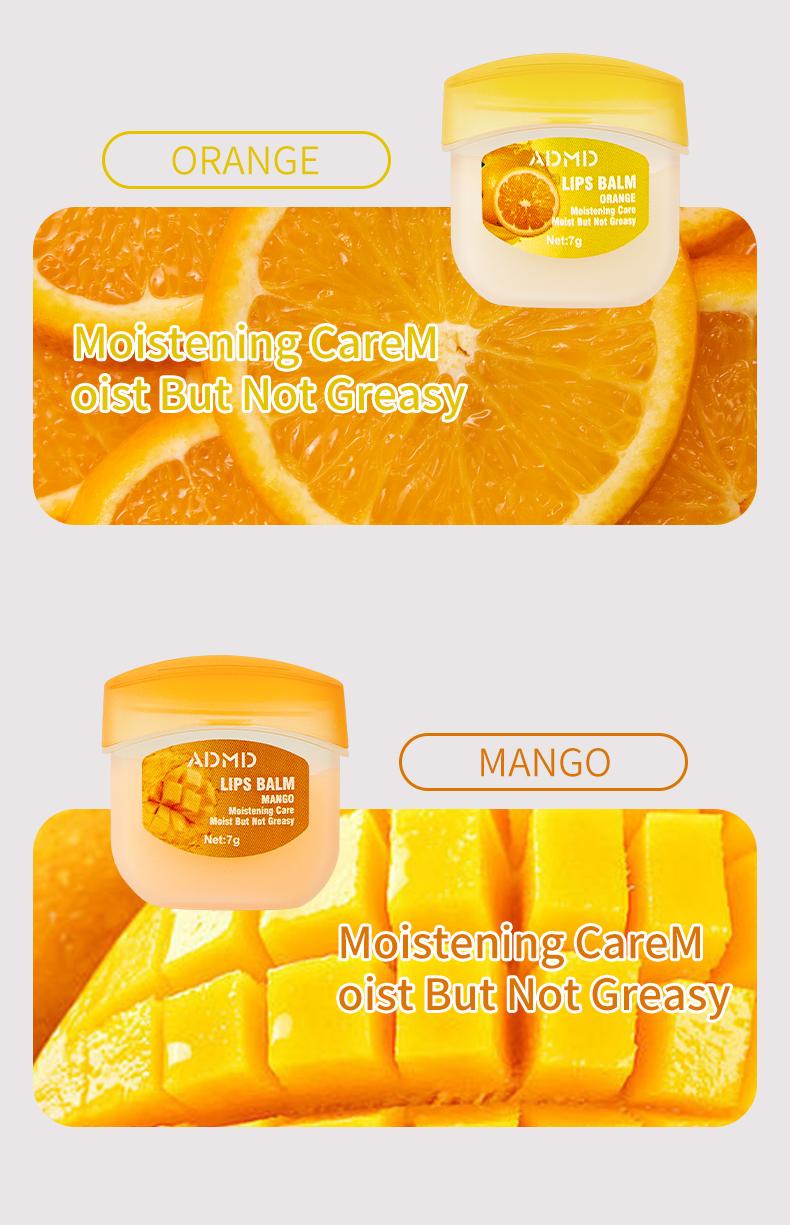 8pcs Fruit-Flavor Lip Balm Gift Set Natural Moisturizing Long-Lasting Hydration Assorted Fruit Scents