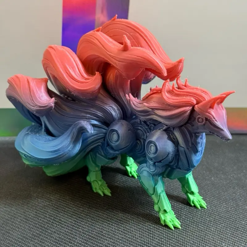NINETAILS 3-D PRINTED ART