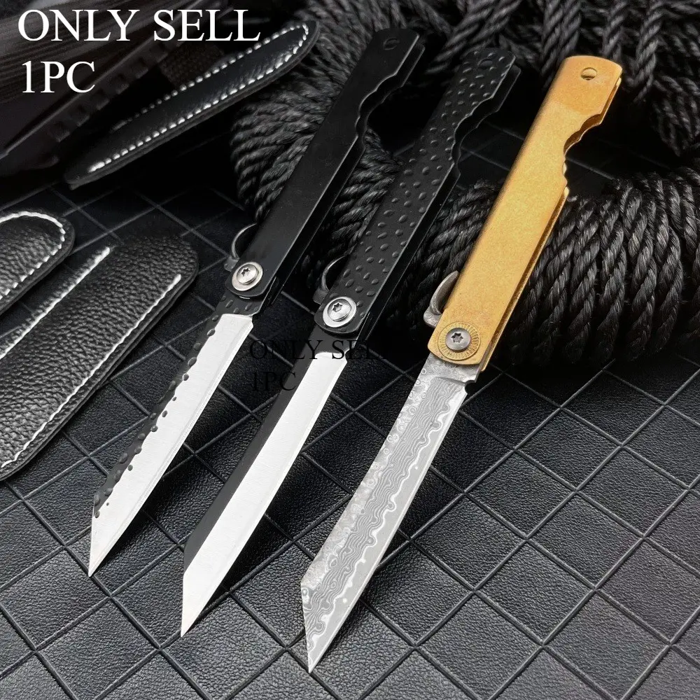 Hot Japanese Higonokami Forging Steel Folding Knife, Outdoor Camping Survival Pocket Knife, Edc Cutting Defense Tool, Portable Multipurpose Knives, Tactical Knives, Survival Gear, Survival Tools