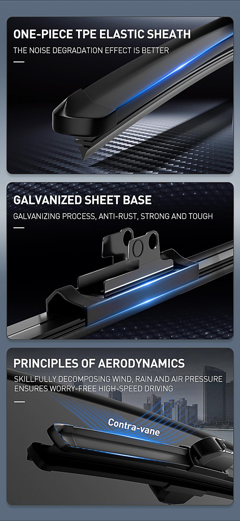 ITUTN Premium Automotive Replacement Windshield Wiper Blades Set of 2 All-Weather Beam Silent for Select Vehicle Models Easy Install Works for ord Toyota Honda Chevrolet Hyundai Ram Nissan GMC Jeep Benz BMW Mazda Kia & More ITUTN Premium Automotive Replacement Windshield Wiper Blades Set of 2 All-Weather Beam Silent for Select Vehicle Models Easy Install Works for ord Toyota Honda Chevrolet Hyundai Ram Nissan GMC Jeep Benz BMW Mazda Kia & More