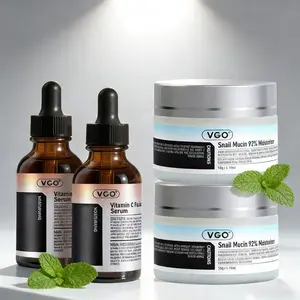 VGO Gentle Daily Care with Vitamin C Serum & Snail Mucin Cream