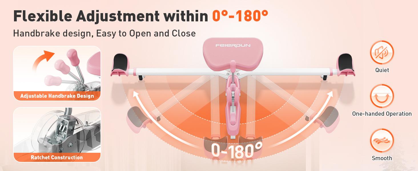 FEIERDUN Leg Stretcher Machine to Enhance Flexibility,  Split Machine for Ballet, Cheerleading Dance and Gymnastics, Fit for Beginer and athlete Multifunctional Fitness Equipment Strength Training Accessory