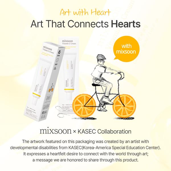 [NEW] Vitamin C Cream 1.01 Fl. Oz. / 30ml Lightweight Radiance Non-Sticky Low-Irritation Cream for Sensitive skin Korean Glass Skin Care