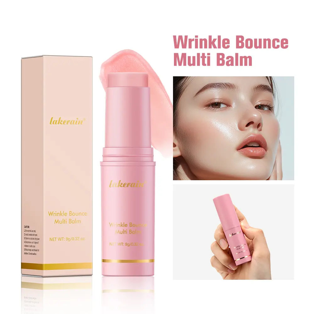 3PCS Pink Collagen Volume Stick Balm - 1-In-1 Korean Compact Lip Balm & Face Care Product with Volufiline, PDRN, NAD - Smooth, Hydrating Anti-Aging Firming Radiant Daily Moisturizer for Under-Eyes, Lips (Ideal Gift)