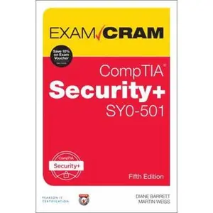 USED-Comptia Security+ Sy0-501 Exam Cram by Barrett, Diane (Paperback)