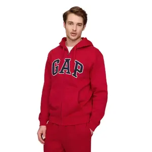 GAP Relaxed Gap Logo Zip Hoodie