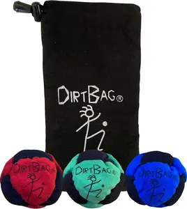 DIRTBAG Classic Footbag 3 Pack with Pouch