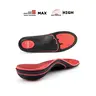PCSsole Heavy-Duty Insoles for Adults (220+lbs) - 1.4 Inches High Thickness Max Arch Profiles Inserts for Plantar Fasciitis, Flat Feet, Heel Pain, Ideal for Long Hard Floor Shifts, Fits Work Boots, Sneakers, Tennis Shoes & More