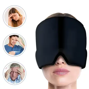 Migraine Relief Cap Soothing Ice Mask Head Wrap 360 Degree Cooling Dual Hot Cold Options Full Coverage Secure Fit for Migraines Sinus Headaches