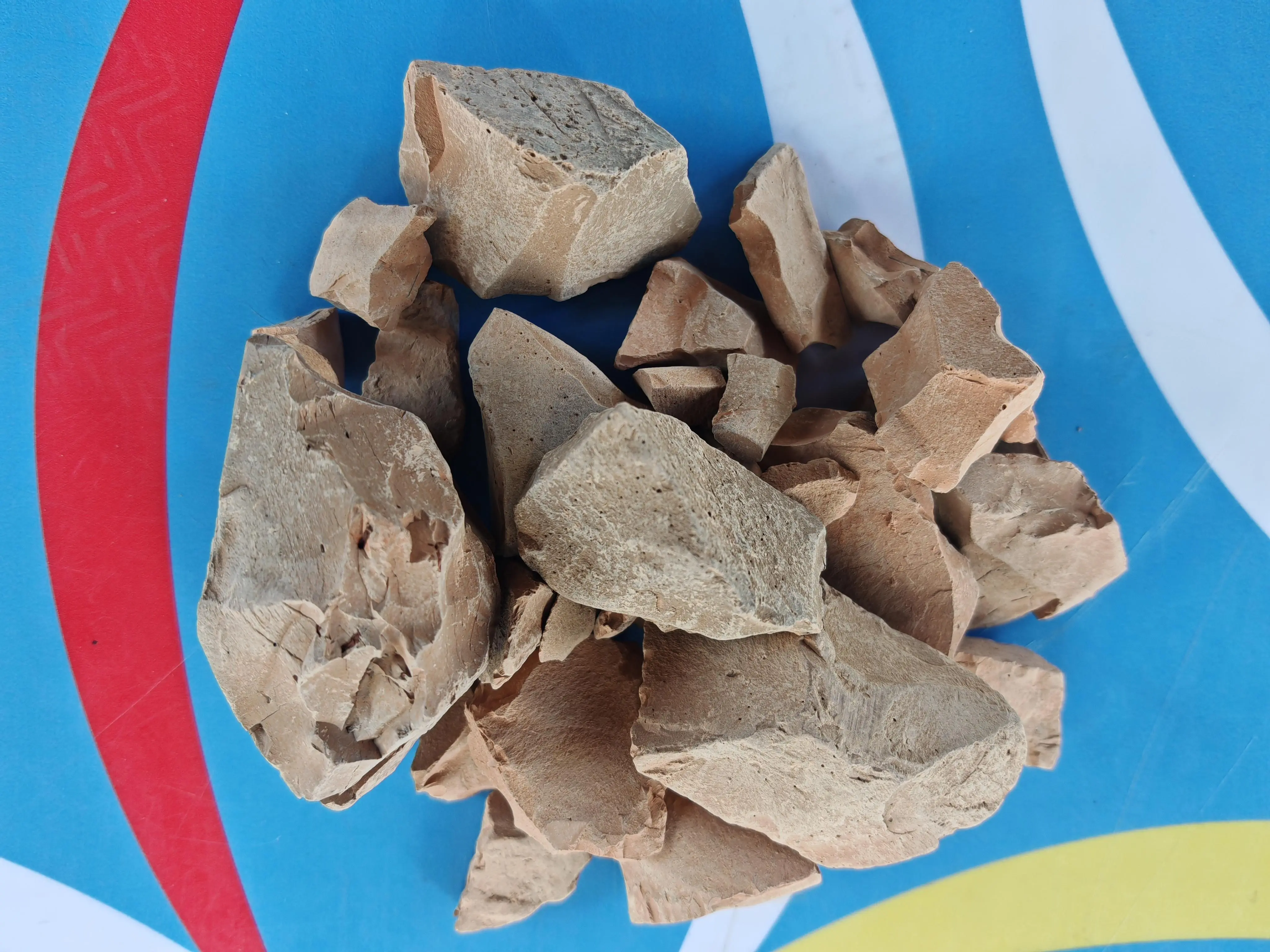 Red Kaolin clay Sintered Red Kaolin Edible Cosmetic Grade Clay Chunks All Natural ...