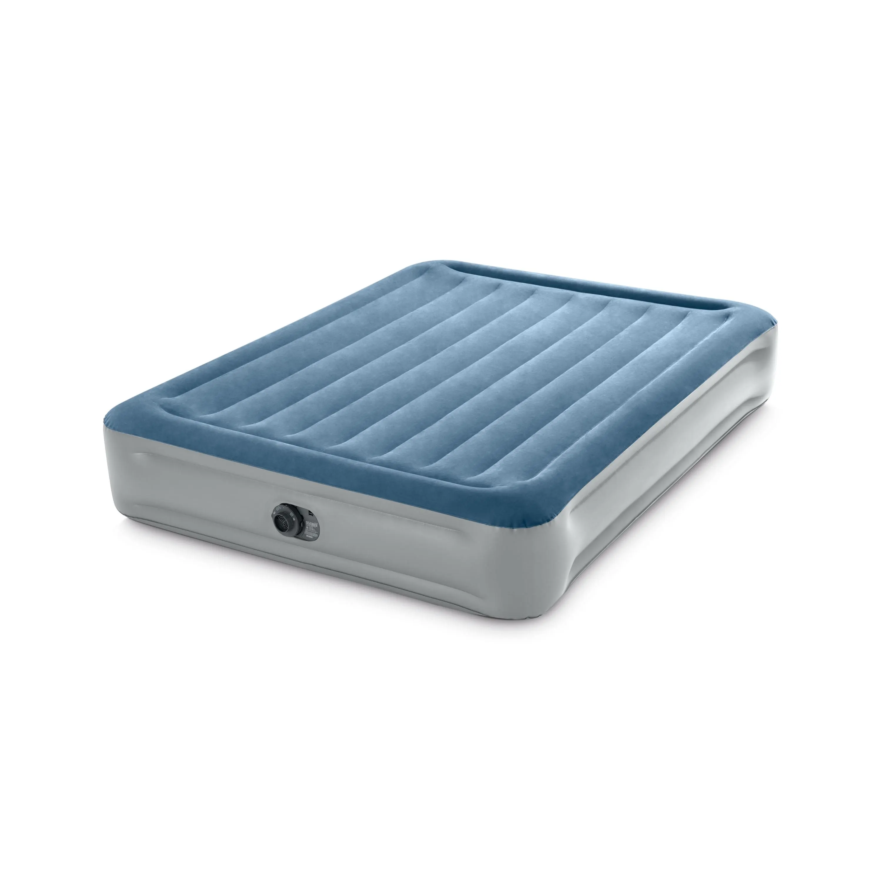 Intex 15" Queen Essential Rest Dura-Beam Deluxe Airbed Mattress with Built in Pump