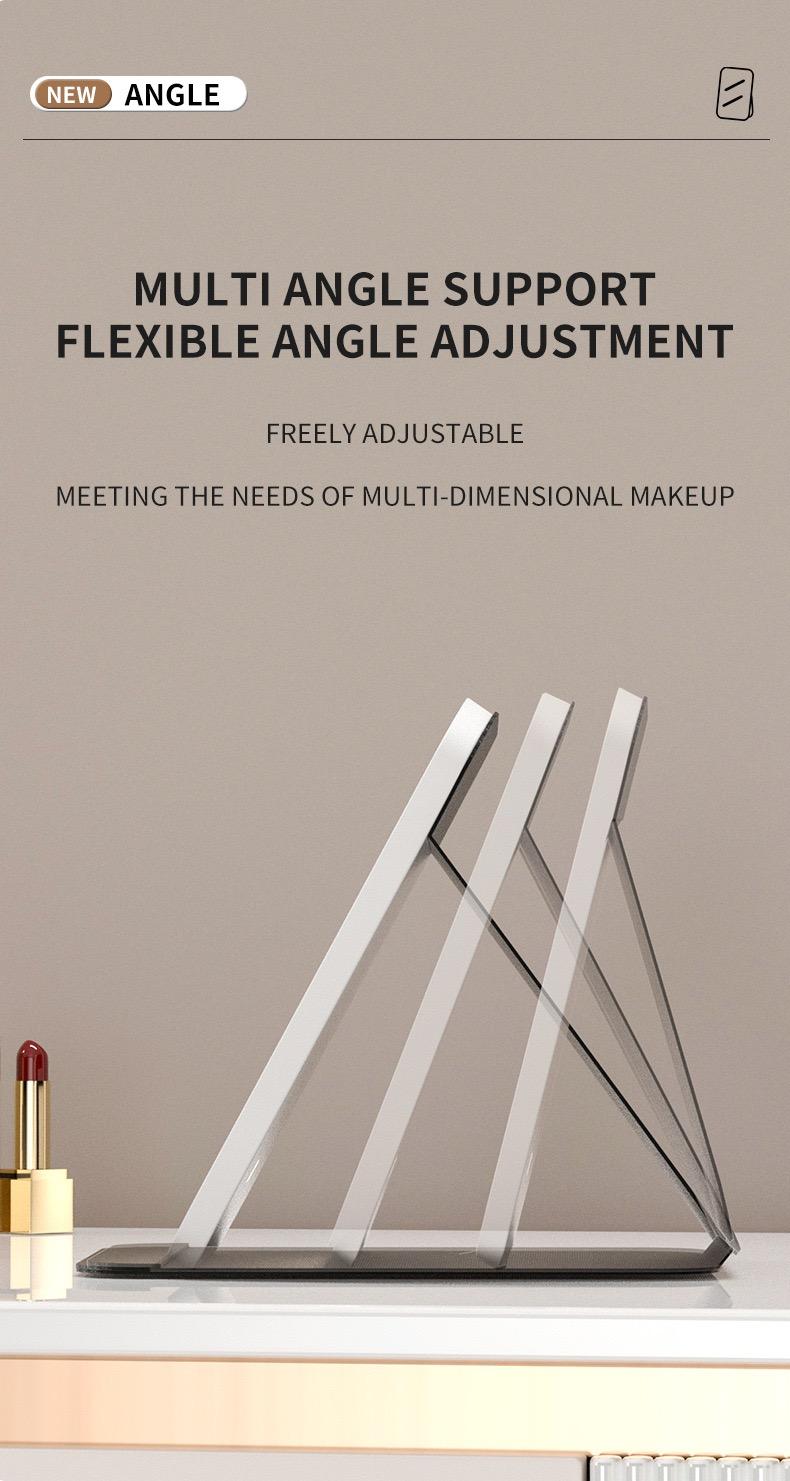 Portable LED Light Makeup Mirror,  Touch