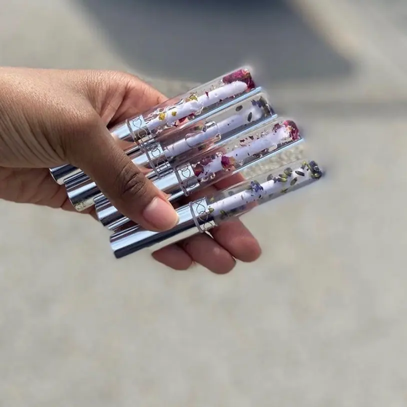 Luxe Looks Clear Gloss Collection with Wand - Rose Gloss, Lavender Gloss, and Glitter Gloss - Cosmetic, Makeup