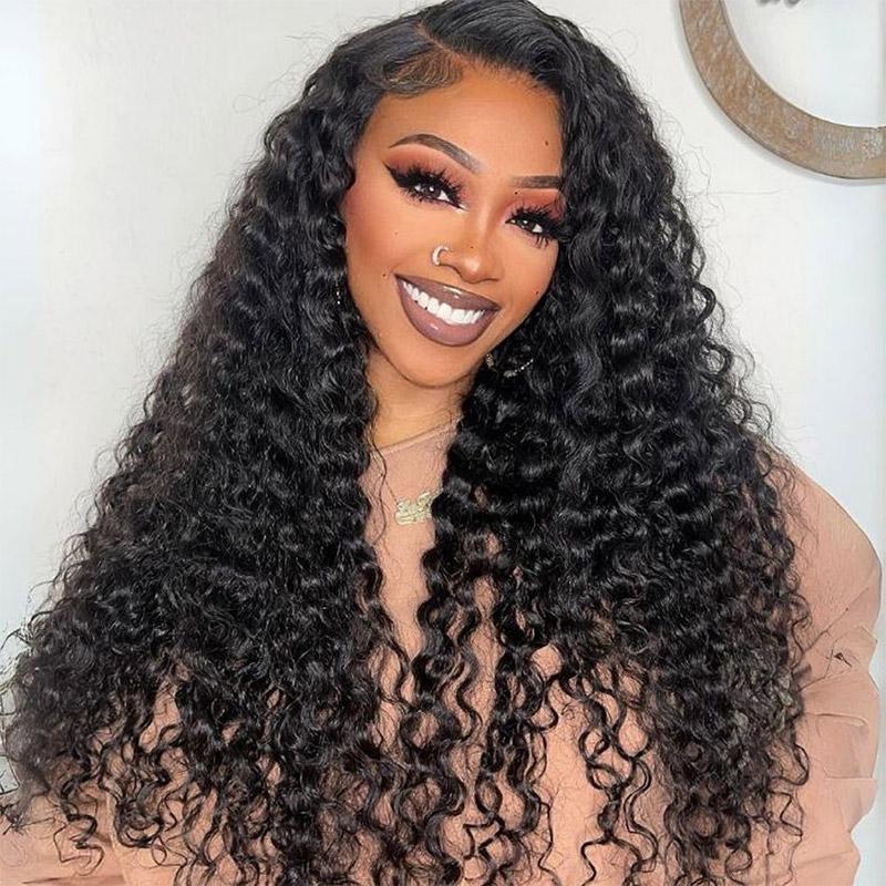 [Valentine's Day Essential] Wiggins Hair Glueless Loose Deep Wave Wig Side Part & Middle Part 6*8 Lace Closure Wigs Human Hair With Adjustable Drawstring Ready To Go And 7*4 Wig Pre Plucked 13x4 Lace Front Wigs