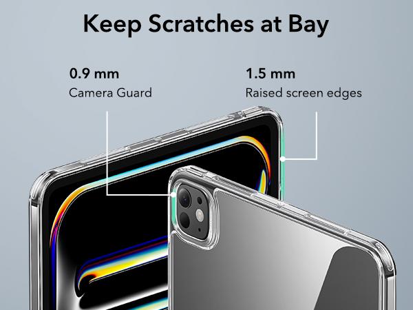 ESR Classic Series Case for iPad mini 6/7, Yellowing Resistant, Hard Back, Thin and Lightweight, Shock and Drop Protection, Supports Pencil Pro and Pencil(USB-C)