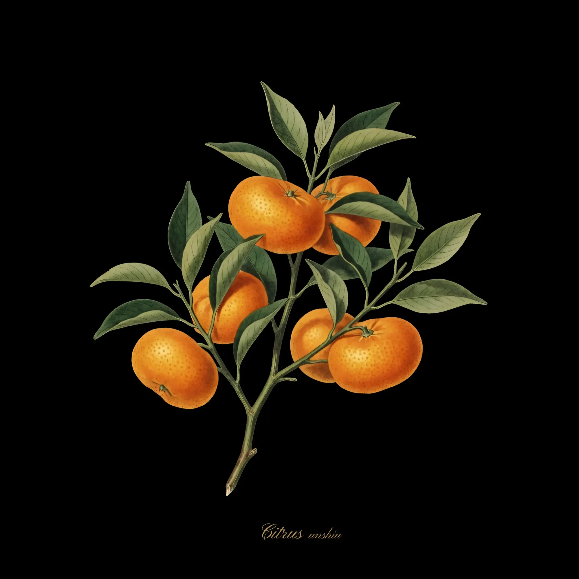 Vintage Citrus Wall Art Print, Antique Lemon Botanical Kitchen Poster, Cottagecore Decor, 16 Designs on White or Black, Unframed Matte Poster