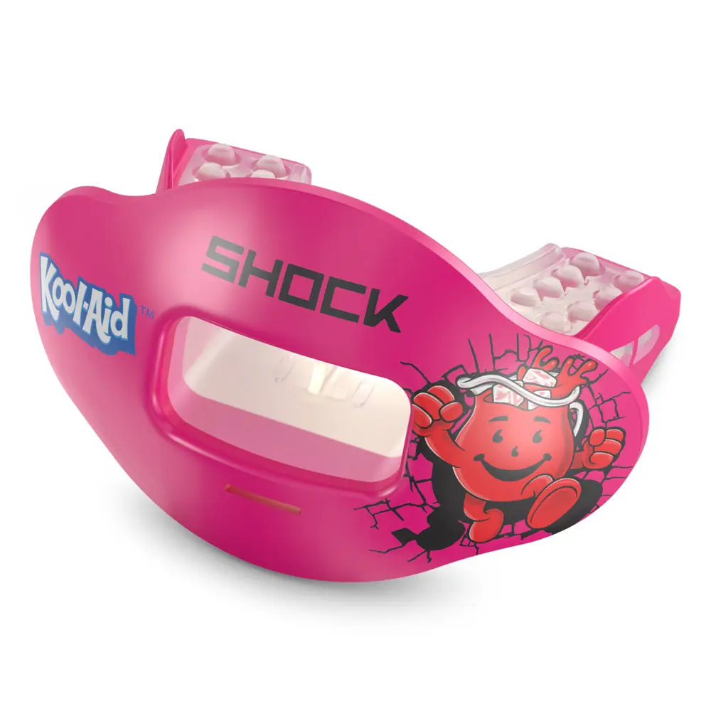 Shock Doctor Kool-Aid Max AirFlow Football Mouthguard - Enhanced Breathing Channel & Flexible Polymers for Comfort and Protection