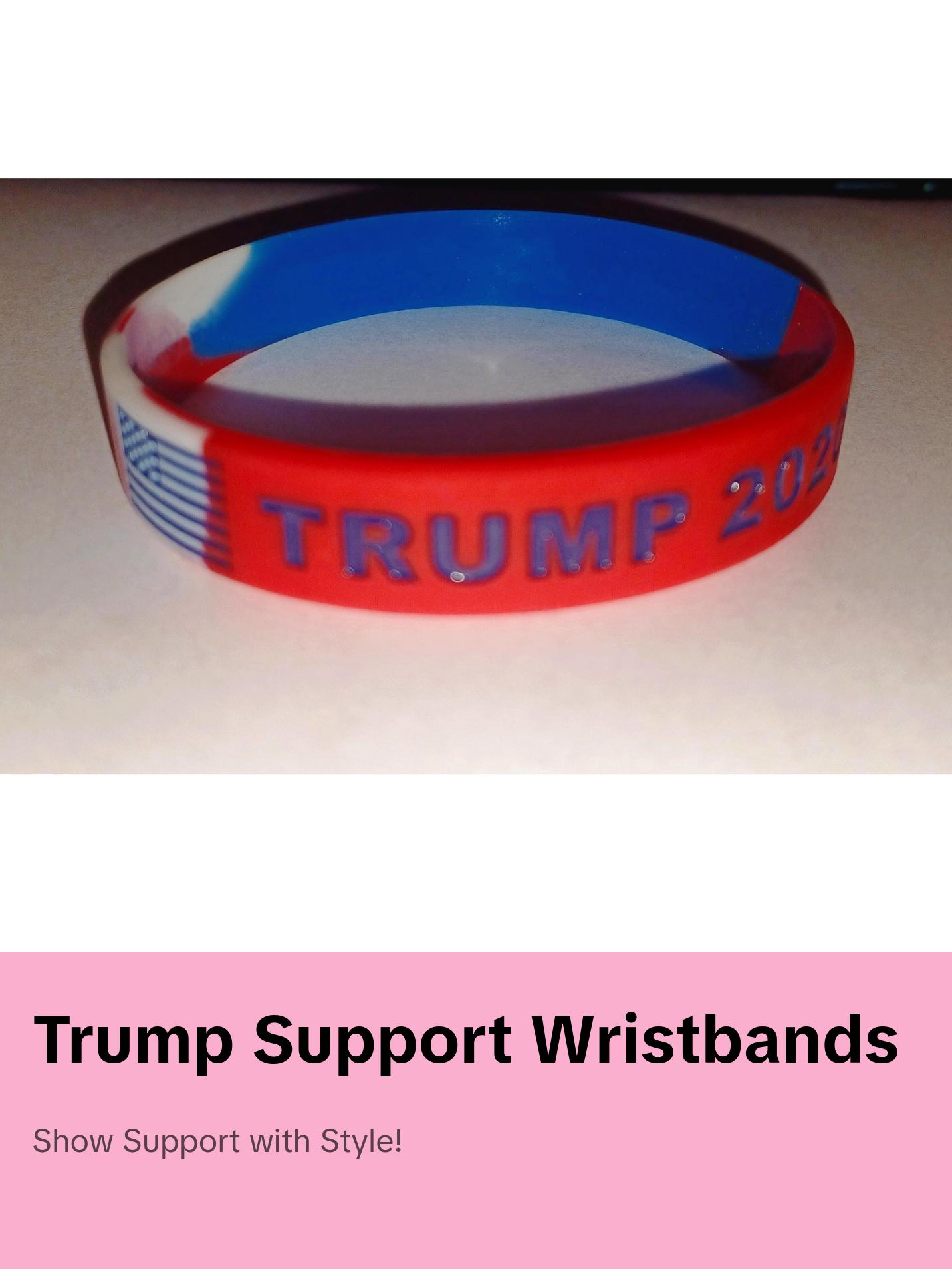 50 - TRUMP 2024 Wristbands