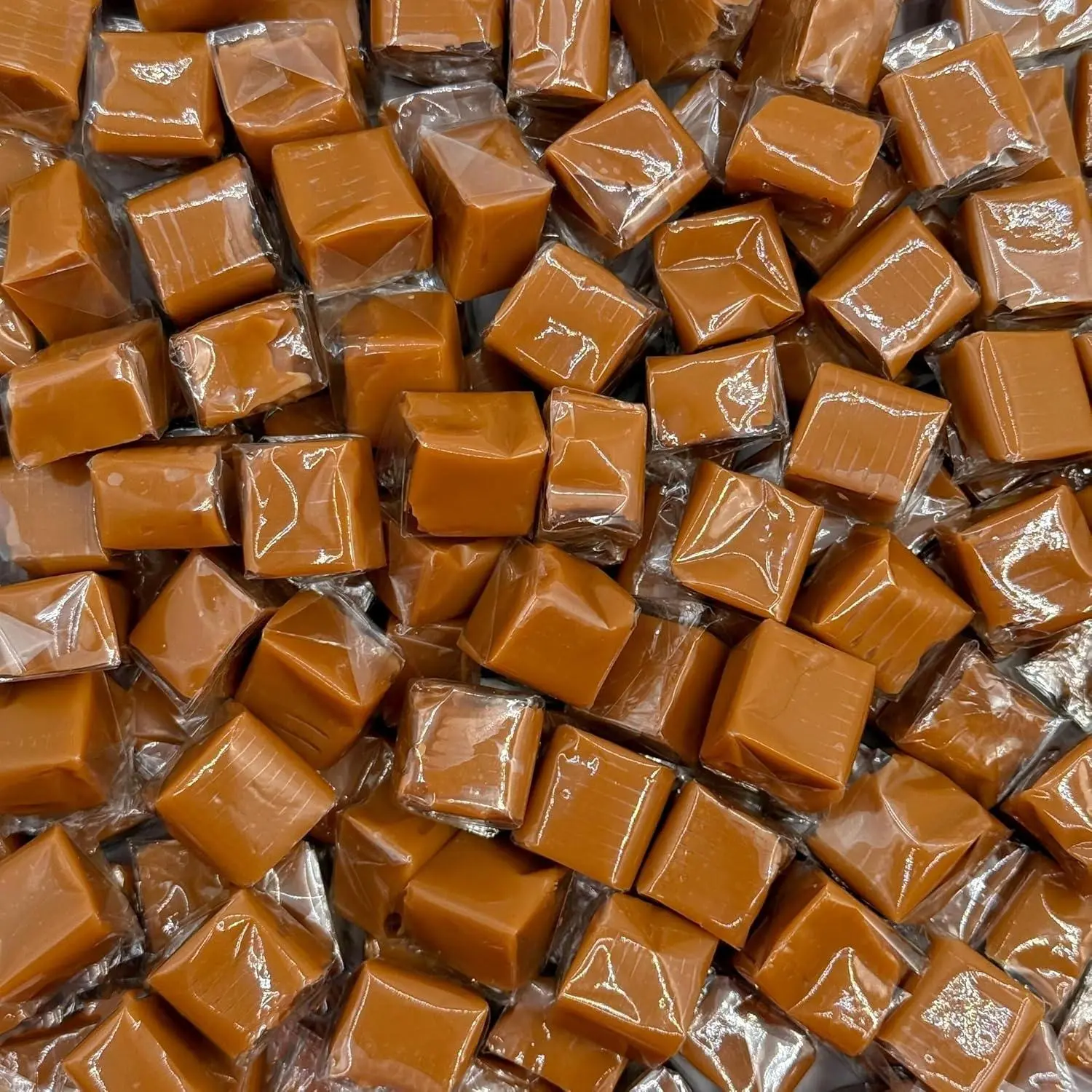 Soft Vanilla Caramel Chews Individually Wrapped Buttery Candy | Rich Sweet Snack for Parties & Movie Nights #caramelcandy #chewycandy