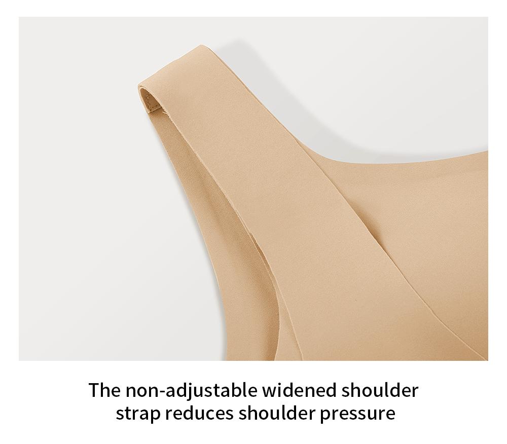 REALWILL Seamless Shaping Bras for Women Breathable Double-Layer Jelly Bra Design with Natural Lift Spring Everyday Tshirt Bra Springtok Valentine's Day