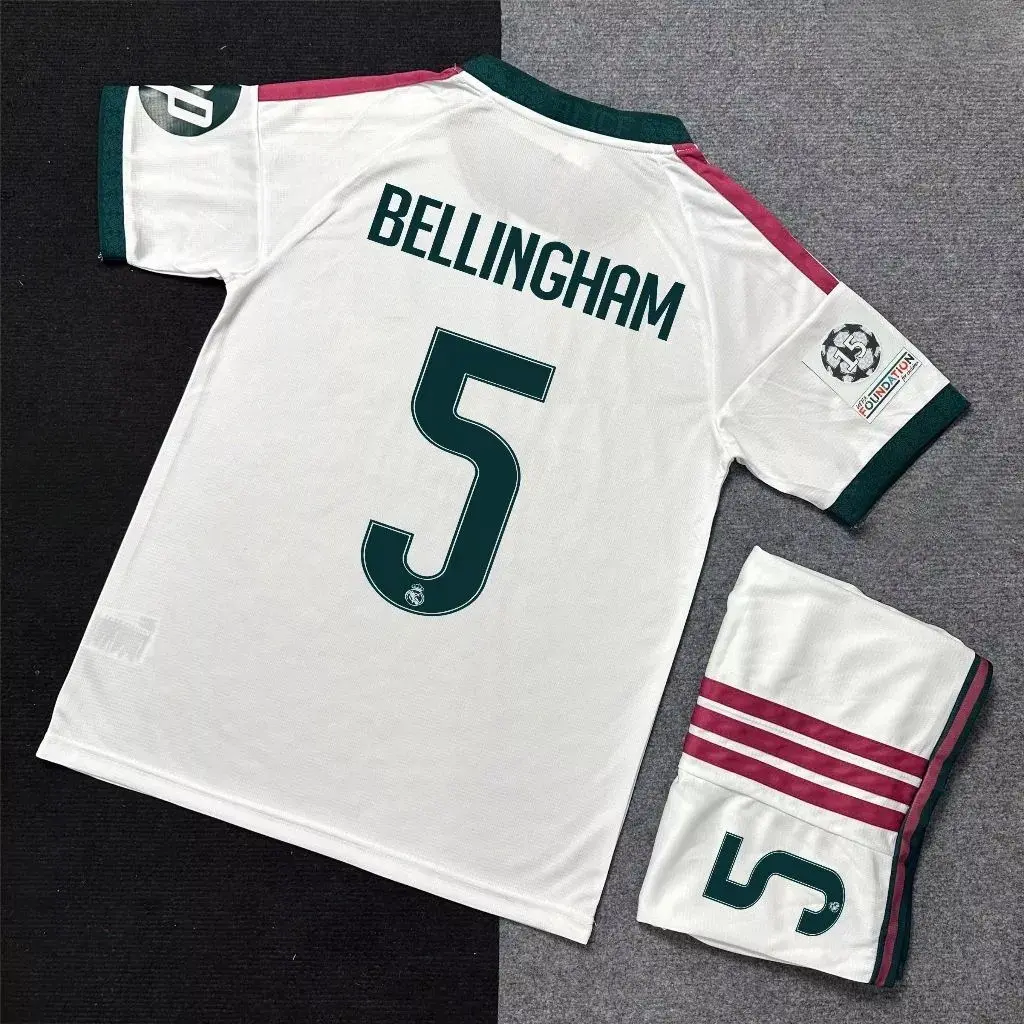 Bellingham #5  Real Madrid Home Laliga 2026/27 Football Jersey | Unisex Breathable Quick Dry Soccer Shirt - Personalized on Request