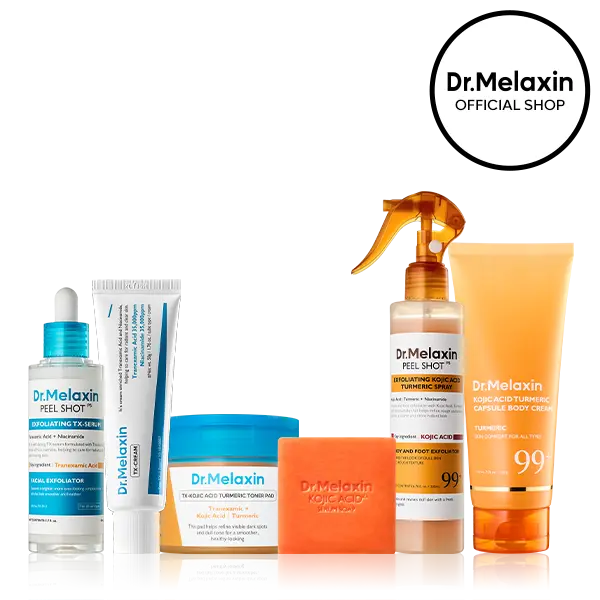 [Dr.Melaxin Official] Ultimate Body & Face Dark Spot Eraser Set | Dark Spot Corrector for Face & Body, Hyperpigmentation, Melasma, Acne Marks & Uneven Skin Tone | Brightening Skincare Bundle