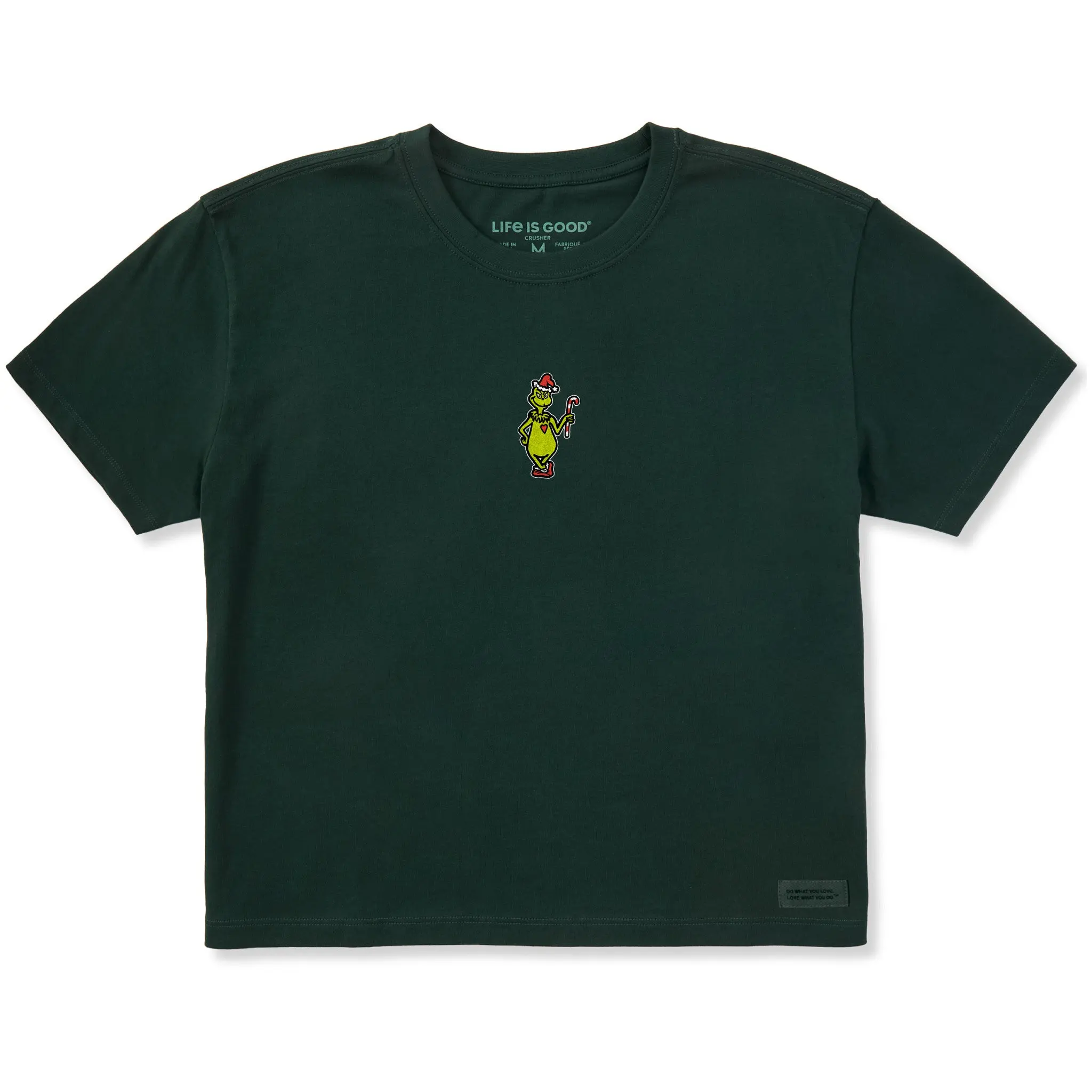 Women's Mini Grinch Short Sleeve Crusher Boxy Tee