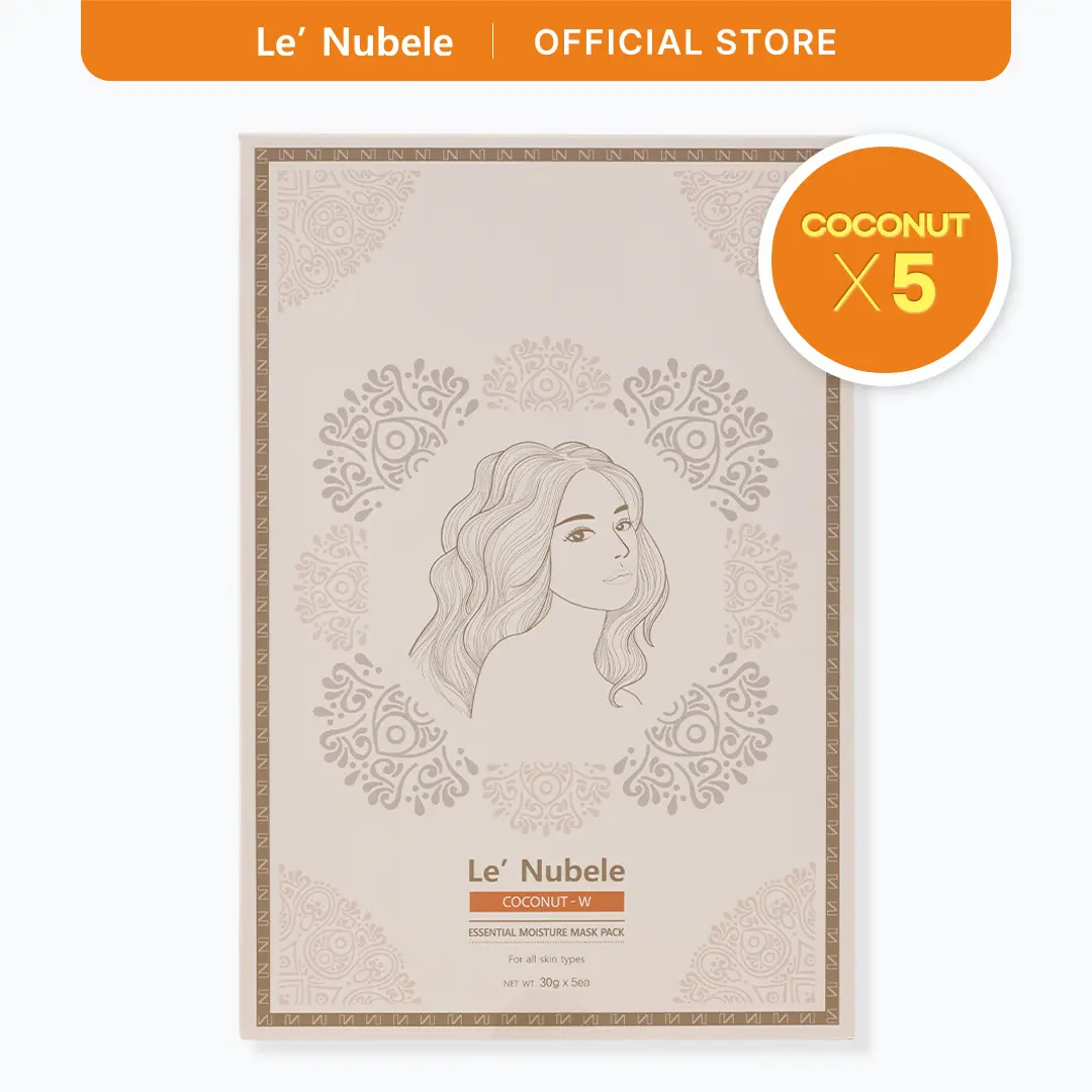 [Le Nubele] Essential Coconut W Mask Pack 5pc-Set