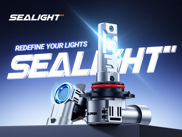 2018 Cadillac ATS 9012/HIR2 80W 6500K White IP68 LED Headlight Bulbs 2PCS SEALIGHT X1S