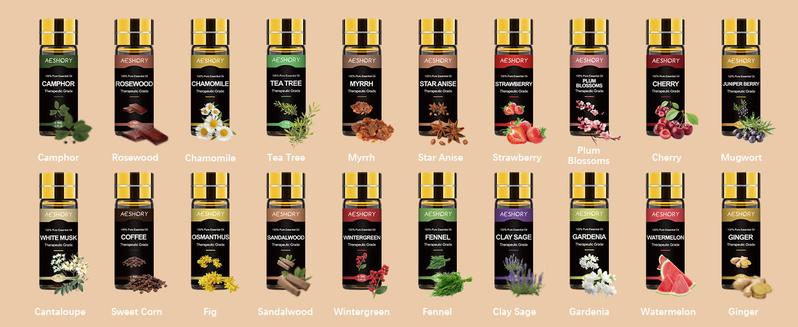AESHORY Complete Essential Oils Set 80x5ML for Diffuser Aromatherapy Humidifier