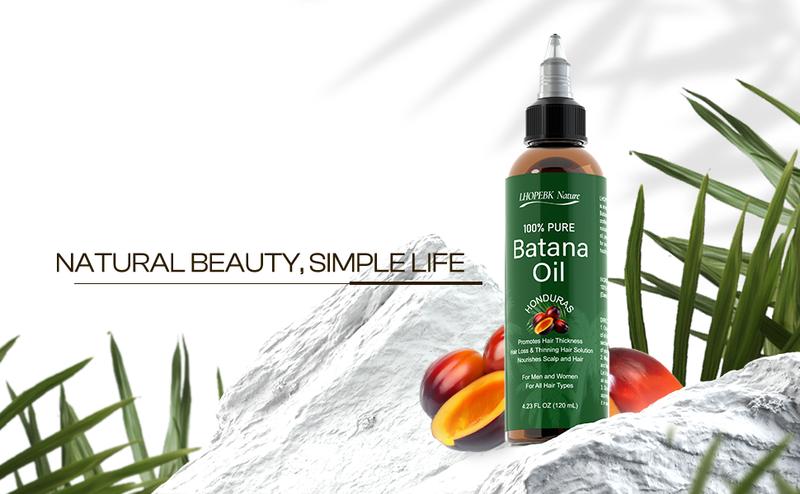 LHOPEBK Nature Organic Batana Oil for Hair Growth Pure Natural Deeply Nourishing Scalp for Thicker Stronger Hair 4.23 FL OZ Haircare Comfort
