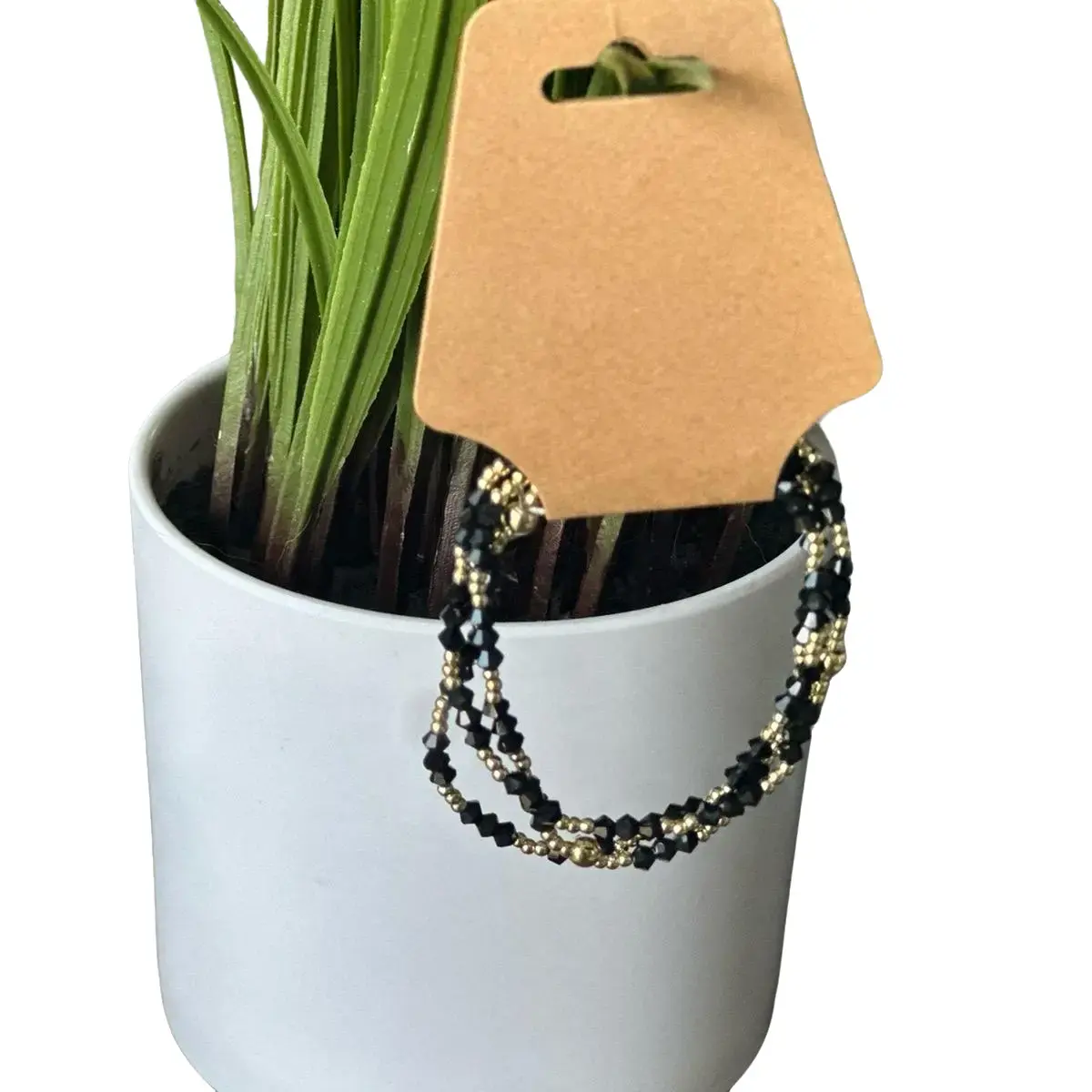 Boujee in Black single bracelet