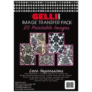IT'S NEW!!!!  IMAGE TRANSFER PRINTABLES PACK - LACE IMPRESSIONS
