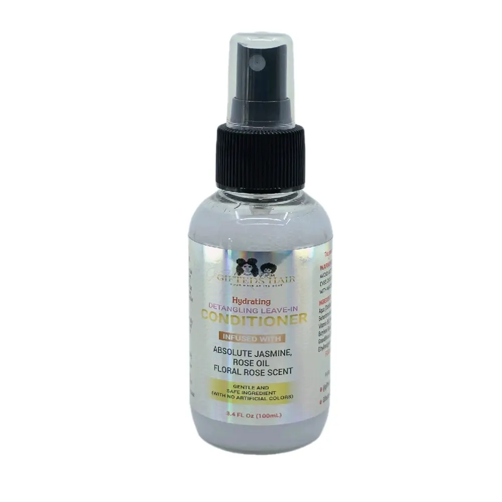 Hydrating Leave-In Conditioner Spray - 3.4oz Hydrating Heat Protectant Milky Formula, Anti-Frizz Dry Hair Solution, Moisturizer, Hydrate Gifted Cosmetics