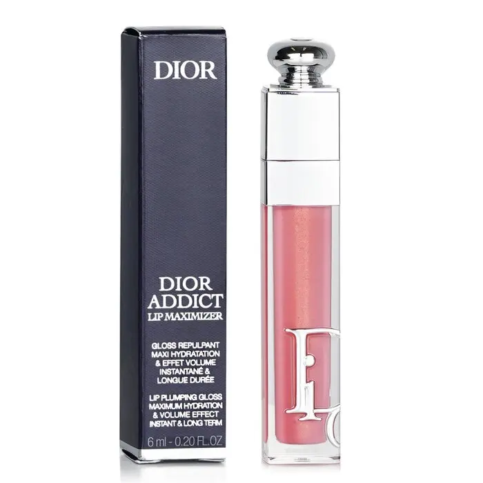 DIOR Addict Lip Maximizer Gloss - #012 Rosewood, Makeup Cosmetic with Hyaluronic Acid, Cherry-Infused Moisturizing Lip Gloss