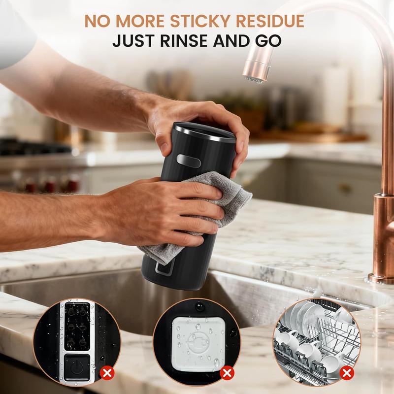 COWSAR 6-in-1 Milk Steamer and Frother, Hot & Cold Foam Milk Warmer  with Temperature Control, for Cold/Hot Foam & Heated Milk, Stainless Steel Inner, Perfect for Home and Office Use