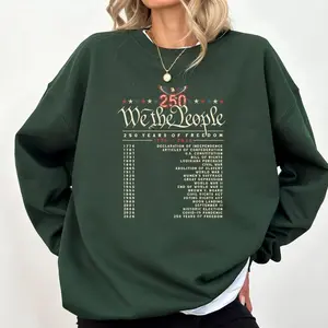 250 Year Timeline 1776û2026 Patriotic Historical Anniversary Sweatshirt