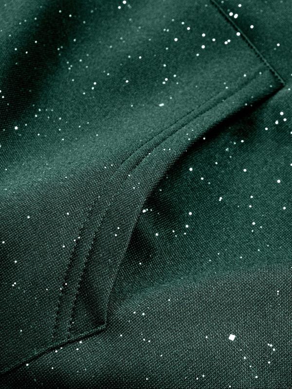 Men's Fleece Hoodie Sweatshirt, Gothic Cross Element, Star Dye Craft, Kangaroo Pocket, Casual Loose Fit Drawstring Pullover, Fall & Winter Men's Fleece Hoodie Sweatshirt, Gothic Cross Element, Star Dye Craft, Kangaroo Pocket, Casual Loose Fit Drawstring Pullover, Fall & Winter