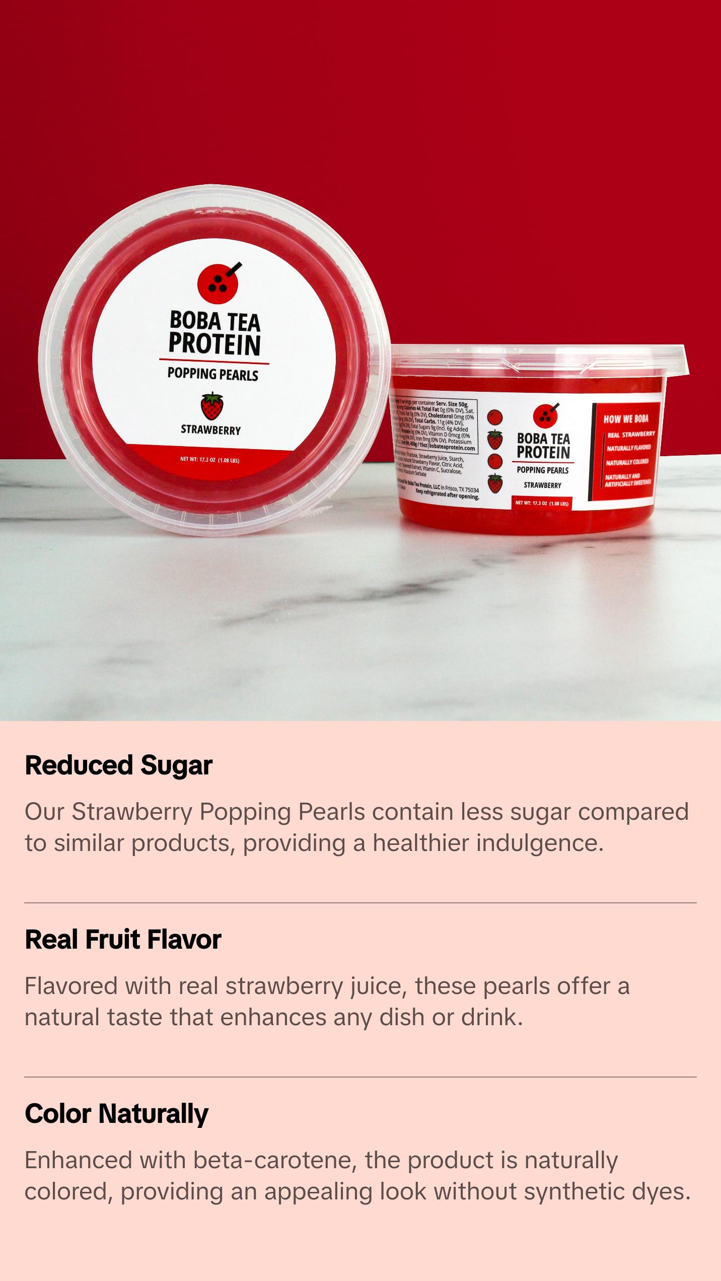 Strawberry Popping Pearls