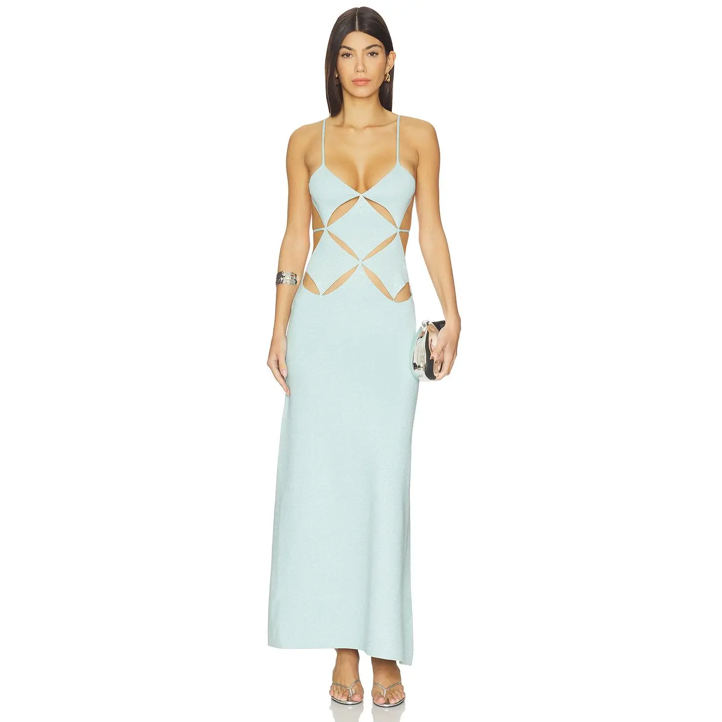 DELFI Gaia Long Dress in Mint