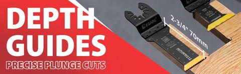 EZARC 1-1/4 in. Extra Long Titanium Oscillating Blade For Wood/Metal /Hard Material,OLTi32M Saw Cutting, FathersDayGift