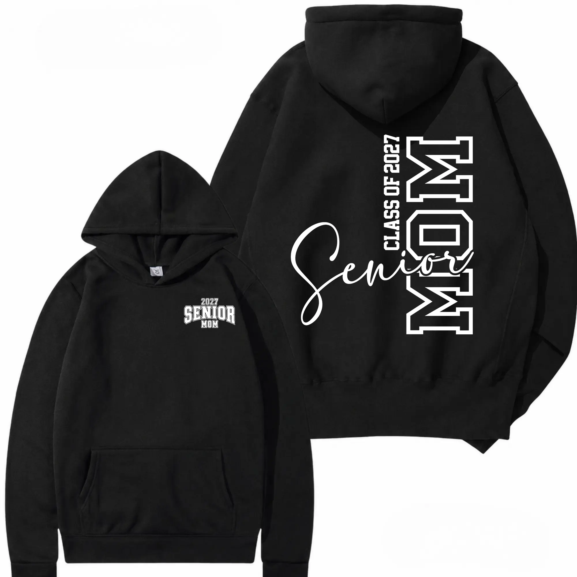 Senior Mom 2027 Hoodie, Graduation 2027 Mom Hoodie, Senior Gift Graduation, Matching Family Senior Mom 2027, Class Of 27 Hoodie, Senior Mom Gift