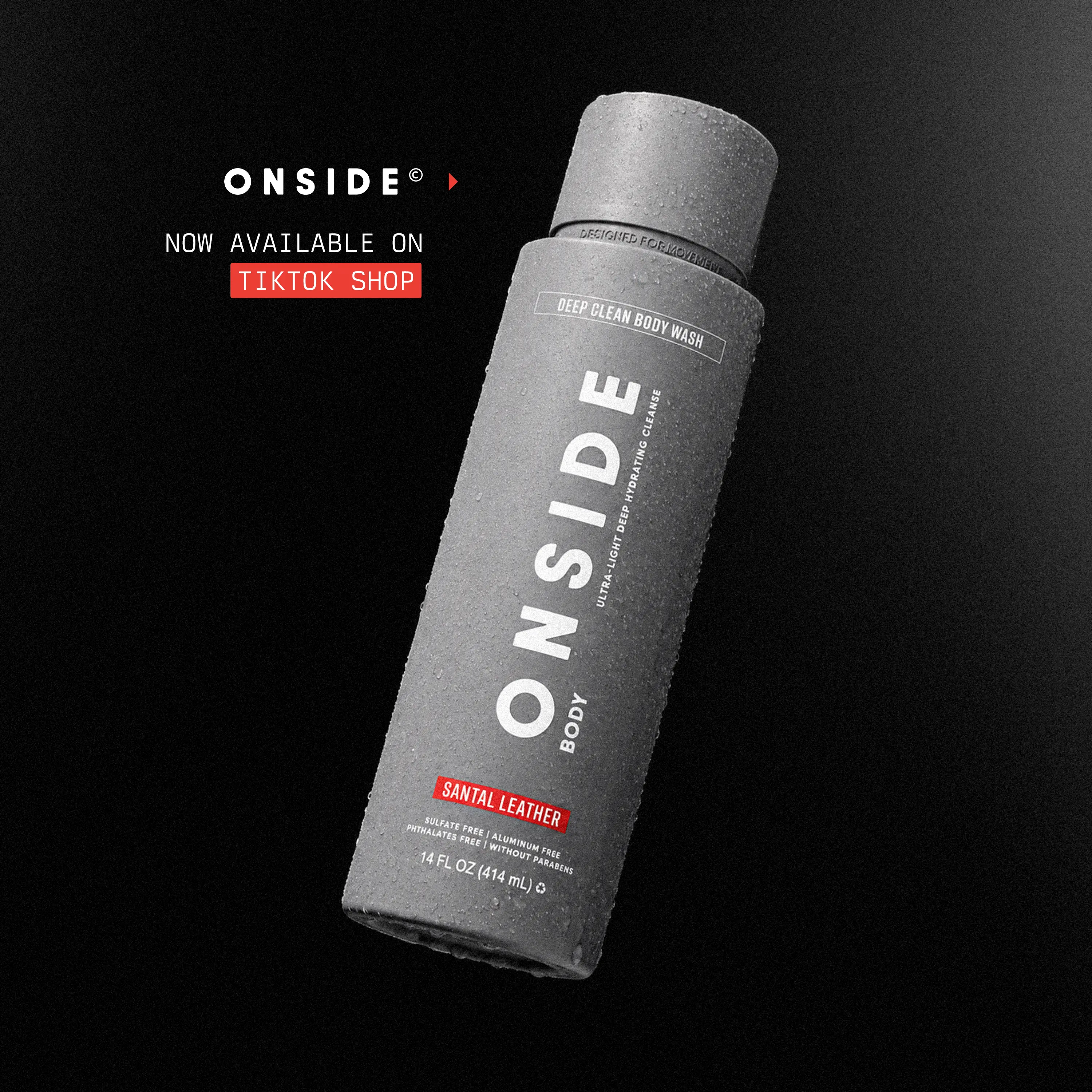 ONSIDE Deep Clean Body Wash | Removes Sweat, Dirt & Buildup | Maintains Skin Balance, Soothes & Refreshes | Dermatologist Tested + Sulfate, Paraben & Phthalate Free